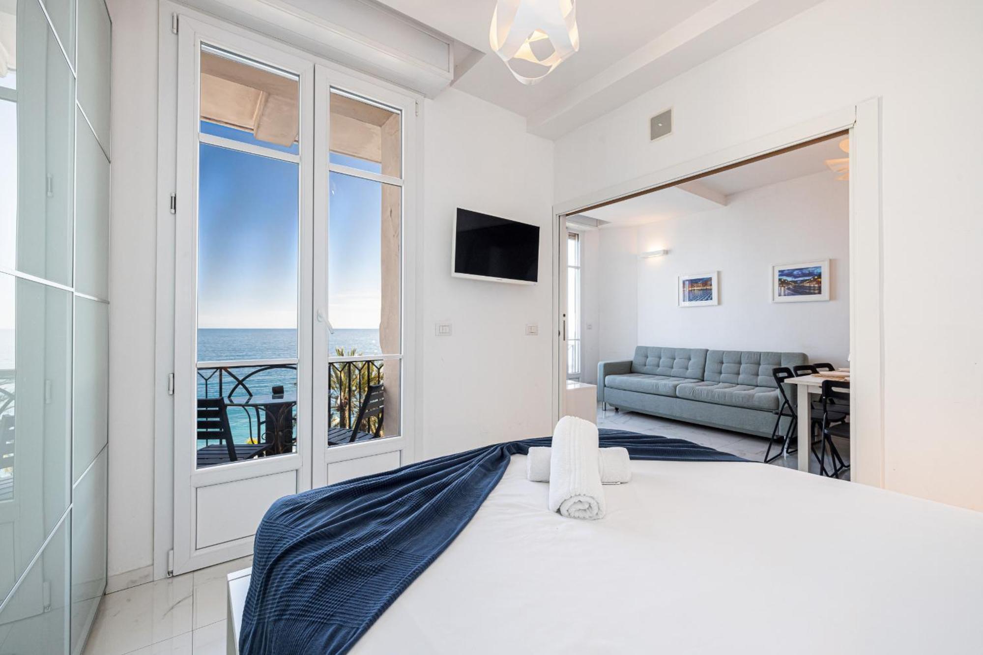 Sea View - 2 Bdr Promenade Des Anglais นีซ ภายนอก รูปภาพ
